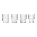 Ferm Living Ripple Drinkglazen Set van 4 - Clear