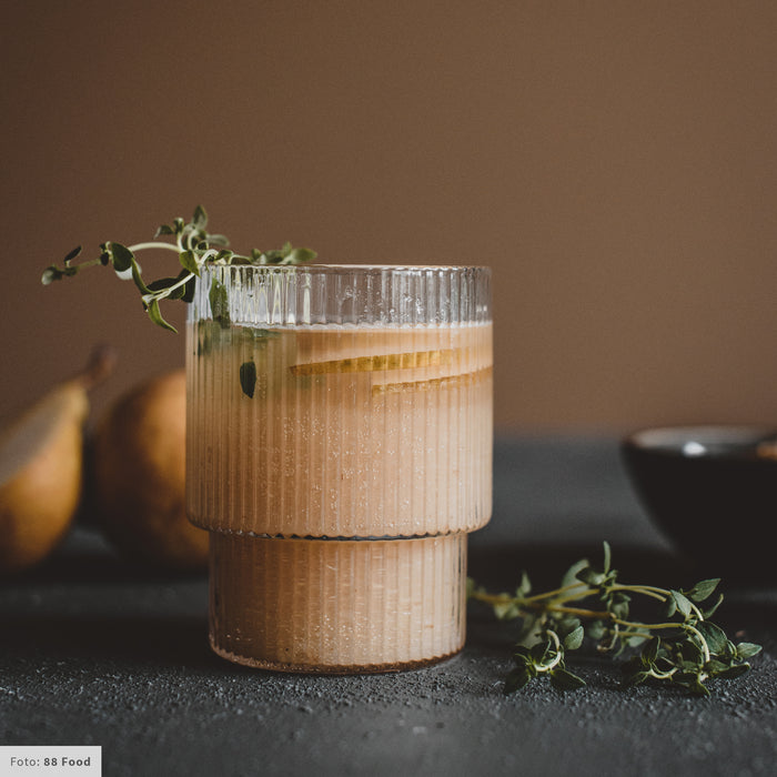 Ferm Living Ripple Drinkglazen Set van 4 - Clear