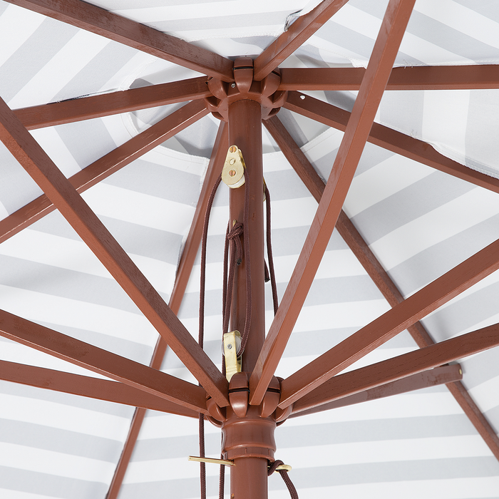 Beliani - FERENTILLO - Parasol - Wit - 260 cm - Polyester