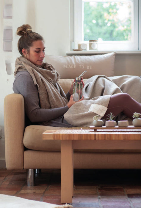 Räder waxinelichthouder licht taupe