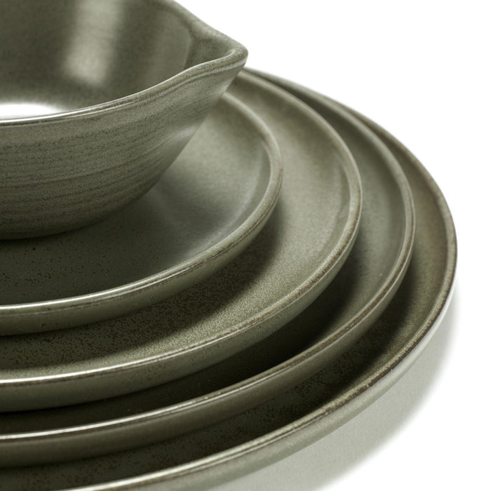SERAX - Sergio Herman - Surface Bord 4 st. - Ø 27 cm - Camogreen