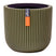Capi Europe Groove Bloempot - Ø 23 cm - Olijfgroen