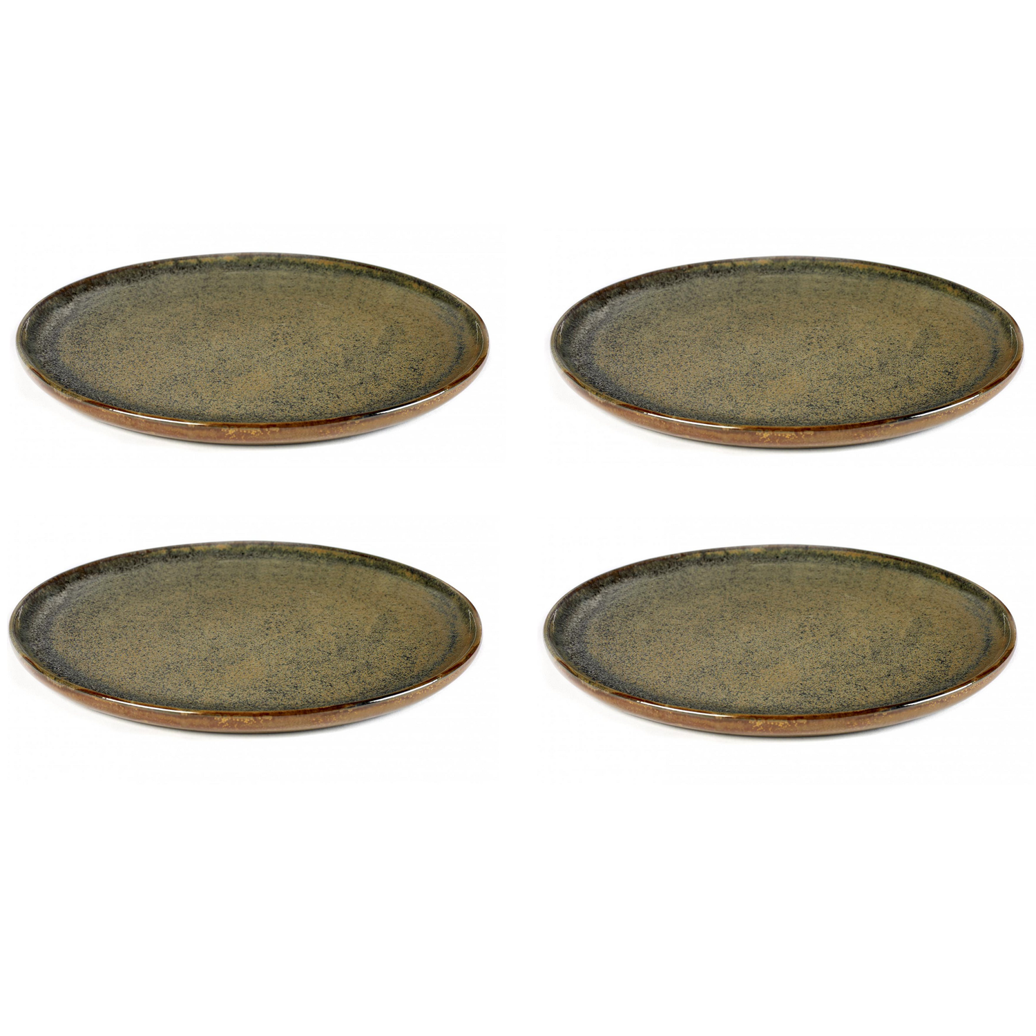 SERAX - Sergio Herman - Surface Bord 4 st. - Ø 27 cm - Indy Grey