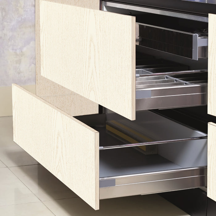 d-c-fix Whitewood Plakfolie - 67,5x200cm - Wit - Hout - Zelfklevend