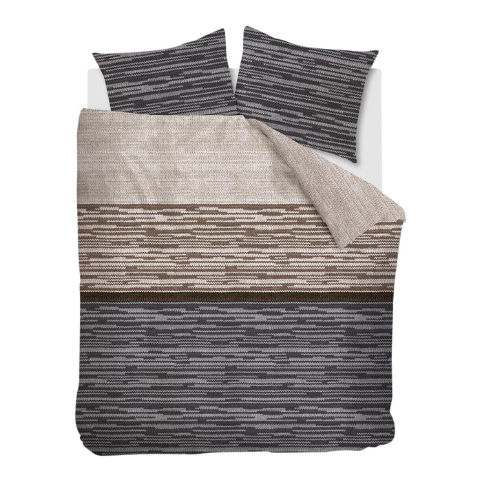 Beddinghouse Fardau Dekbedovertrek 200 x 220 cm - Grijs