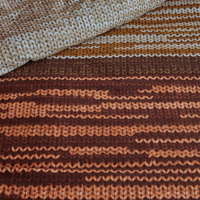 Beddinghouse Fardau Dekbedovertrek 140 x 220 cm - Terra