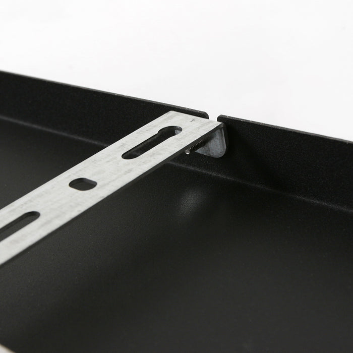 Ylumen Plafondplaat 100 x 25 cm - zonder gaten - zwart