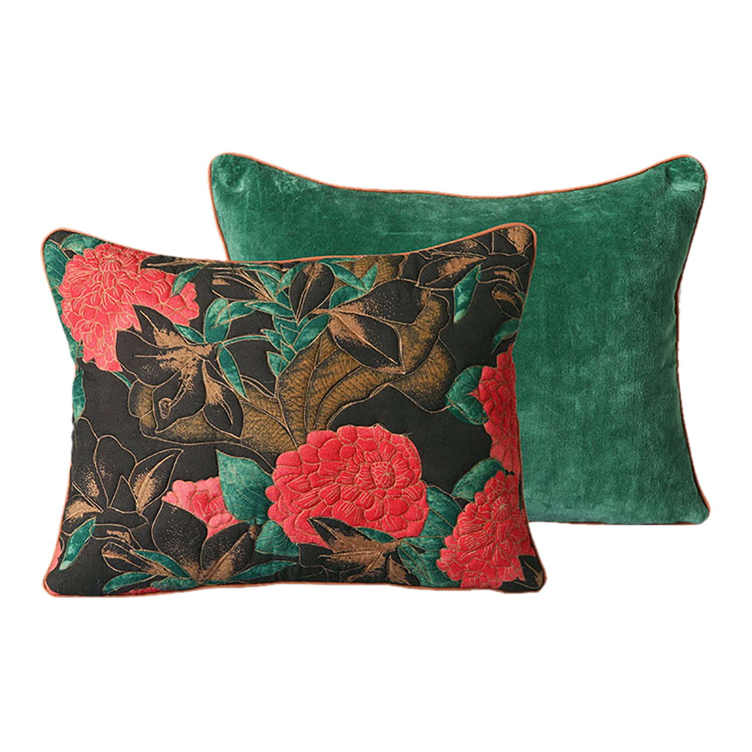 HKliving Sierkussen - Rood/ Groen