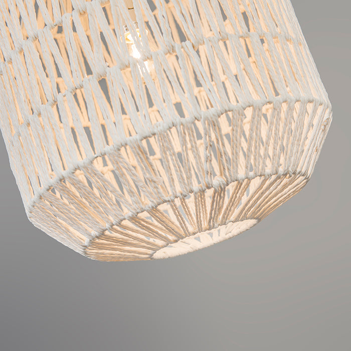 QAZQA Hanglamp lina - Wit - Design - D 400mm