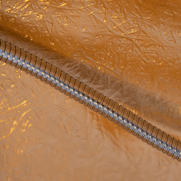 QAZQA Industriële hanglamp zwart met goud 115 cm - Magna