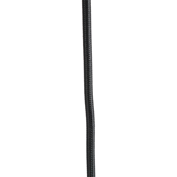 QAZQA Vintage hanglamp blauw rond 43cm - Living