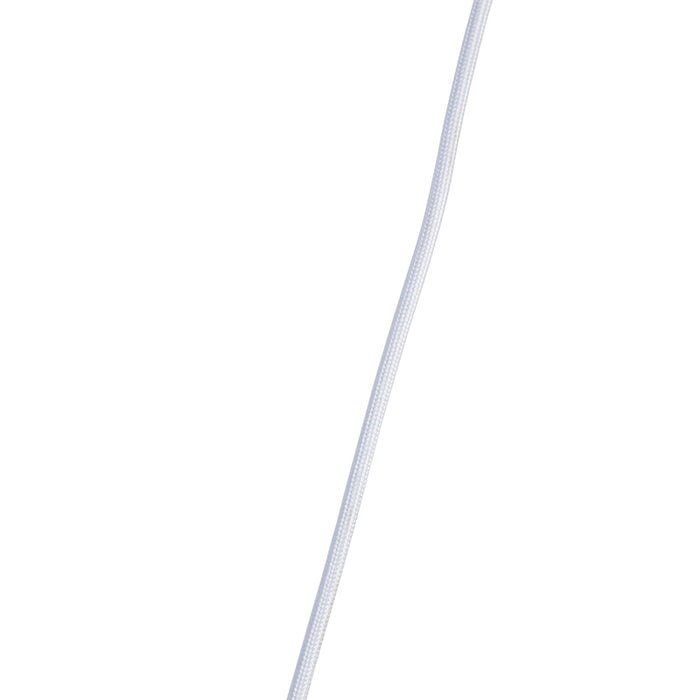 QAZQA Landelijke hanglamp wit bol 45cm - Corda