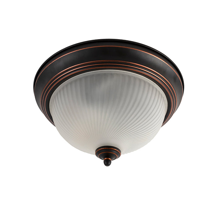 QAZQA Klassieke plafondlamp bruin opaal - Classico