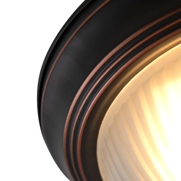 QAZQA Klassieke plafondlamp bruin opaal - Classico