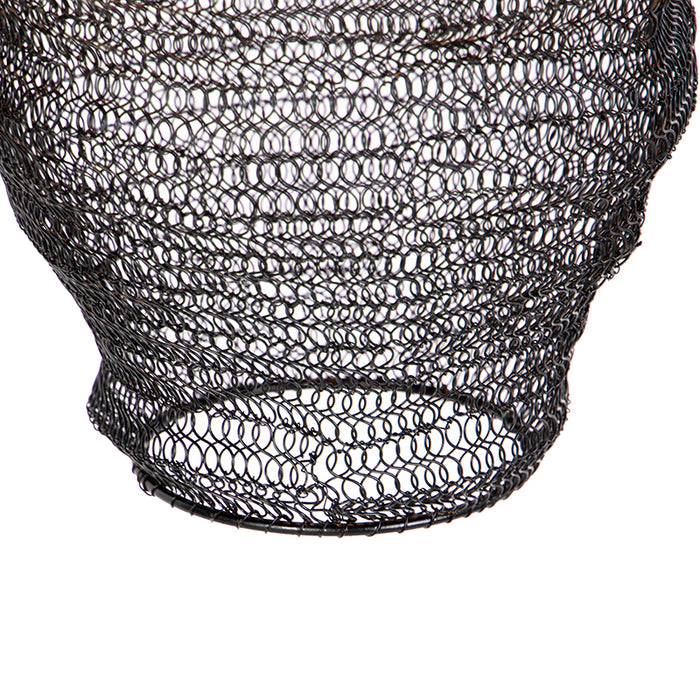 QAZQA Oosterse hanglamp zwart - Nidum Rombo