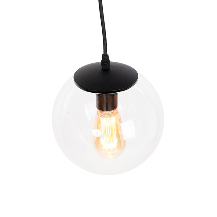QAZQA Moderne hanglamp transparant 20 cm - Pallon