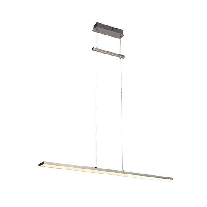 QAZQA LED Hanglamp Riley - Staal - Modern - L 1000mm