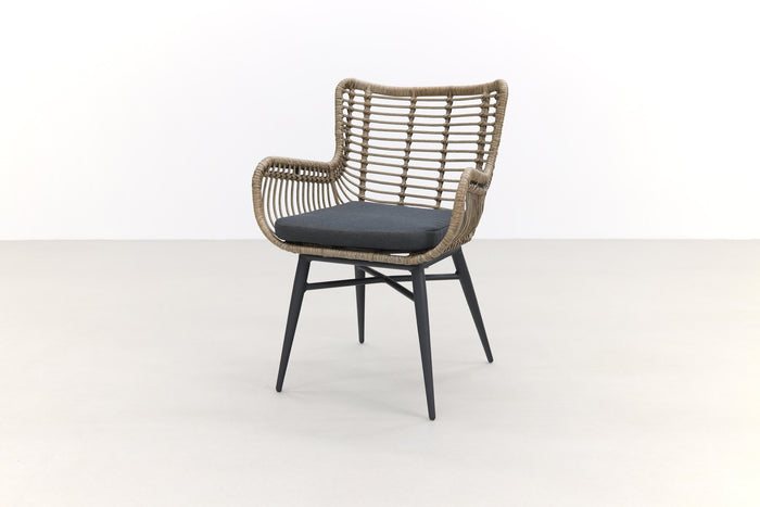 VDG Jasmine natural|Rome brown 170 cm. tuinset - 5-delig