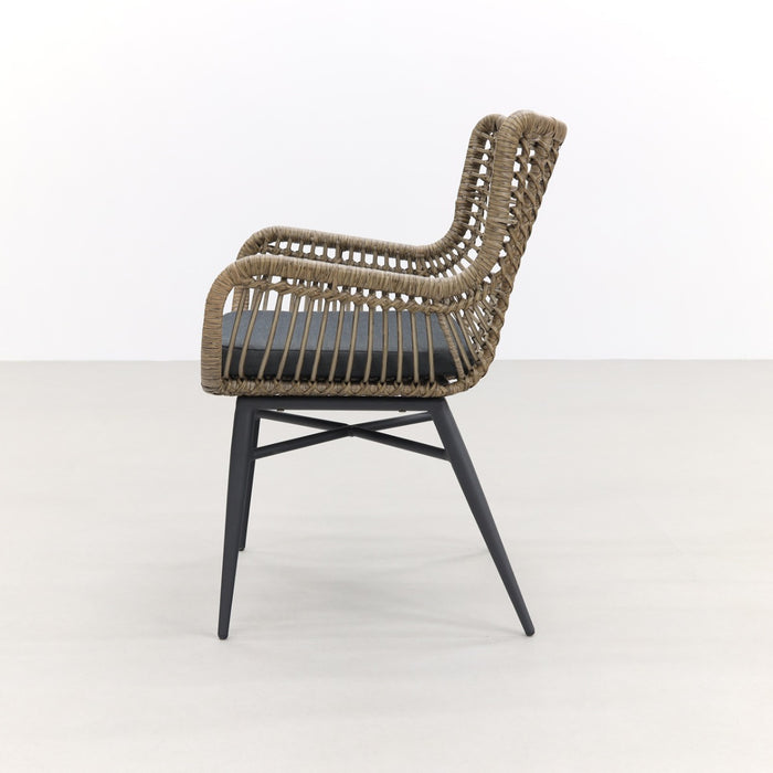 VDG Jasmine natural|Rome brown 170 cm. tuinset - 5-delig