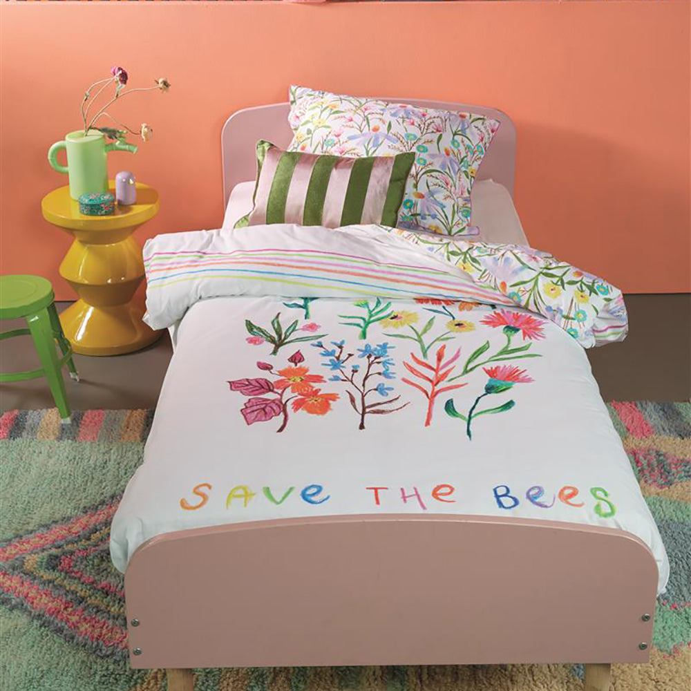 OILILY KIDS Save the Bees Dekbedovertrek 140 x 200/220 cm - Multicolor