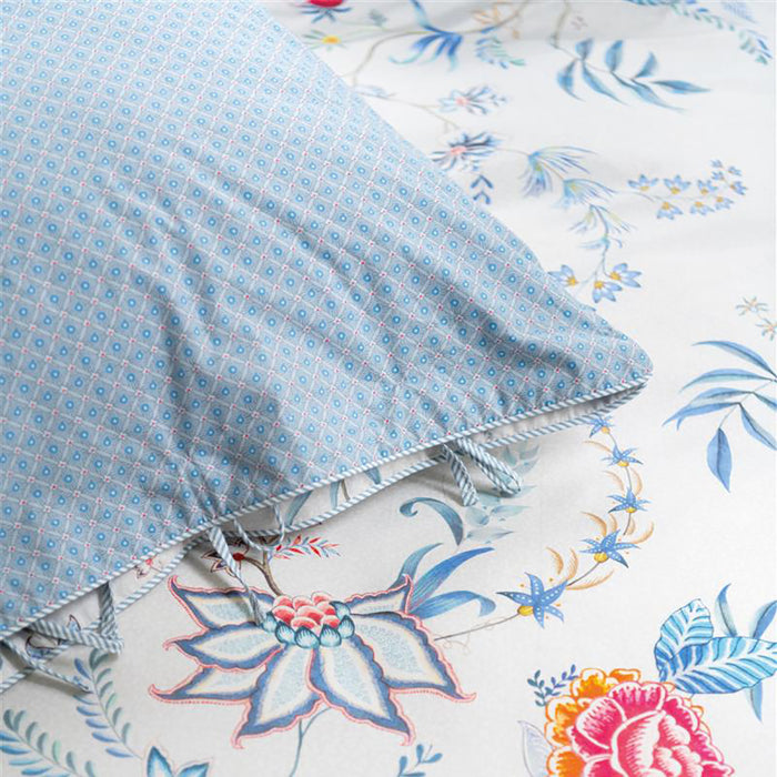 Pip Studio Flower Festival Dekbedovertrek 200 x 200/220 cm - Wit