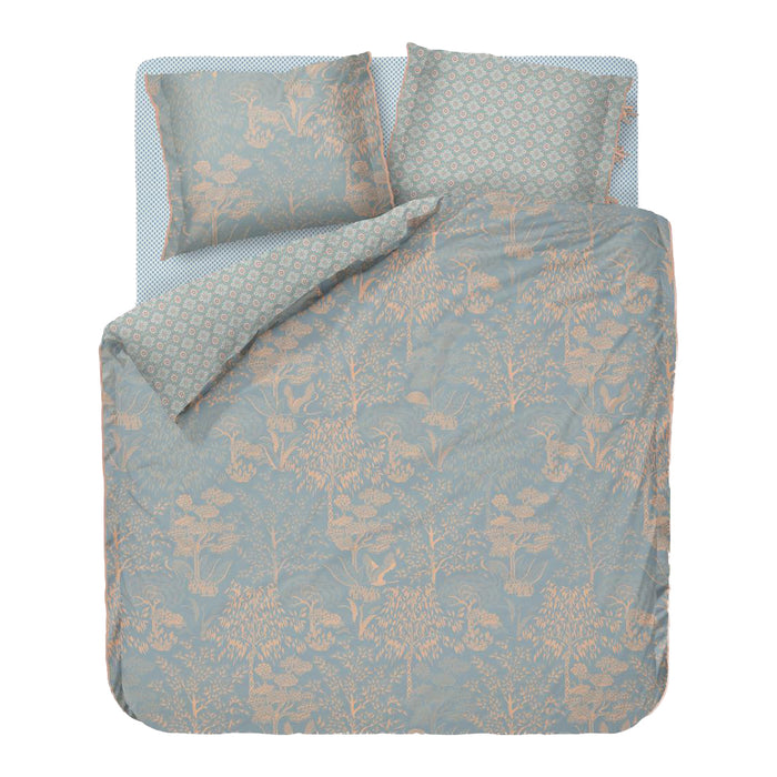 Pip Studio Origami Tree Dekbedovertrek 200 x 200/220 cm - Lichtblauw