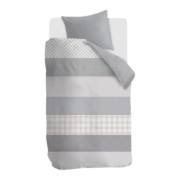 Rivièra Maison Catena Dekbedovertrek 140 x 200/220 cm - Zand