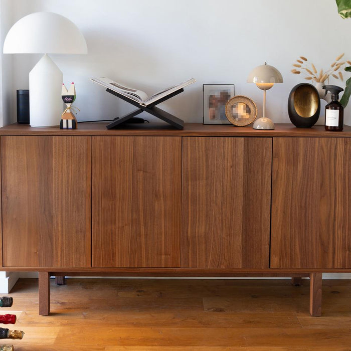 Oluce Atollo tafellamp H35 opaal glas