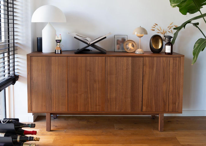 Oluce Atollo tafellamp H35 opaal glas