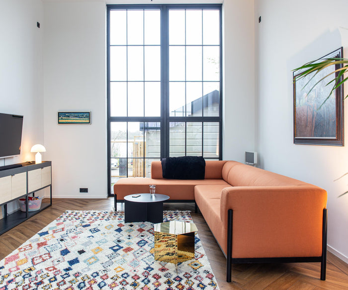 Oluce Atollo tafellamp H35 opaal glas