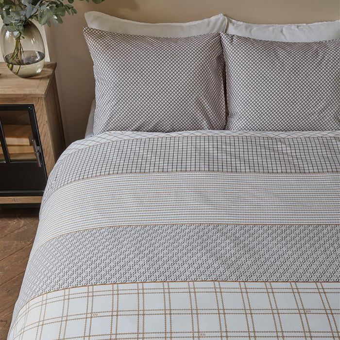 Rivièra Maison Catena Dekbedovertrek 240 x 200/220 cm - Zand