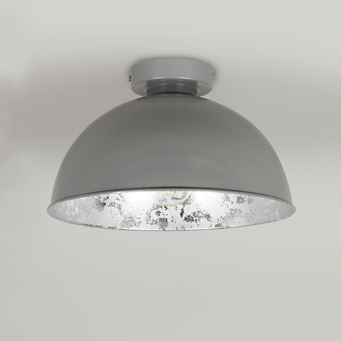 QAZQA Plafondlamp magna yeyang - Taupe - Landelijk - D 305mm