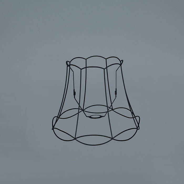 QAZQA Metalen lampenkap zwart 40|31 - Granny Frame