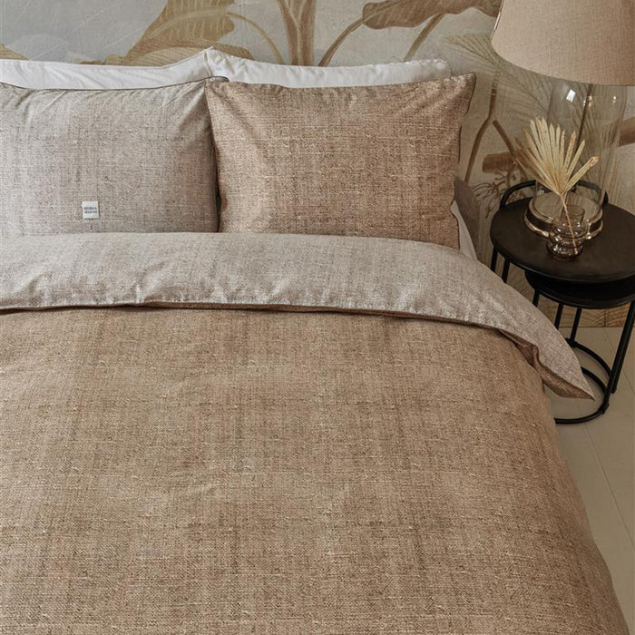 Rivièra Maison Coughton Court Dekbedovertrek 200 x 200/220 cm - Dark Sand