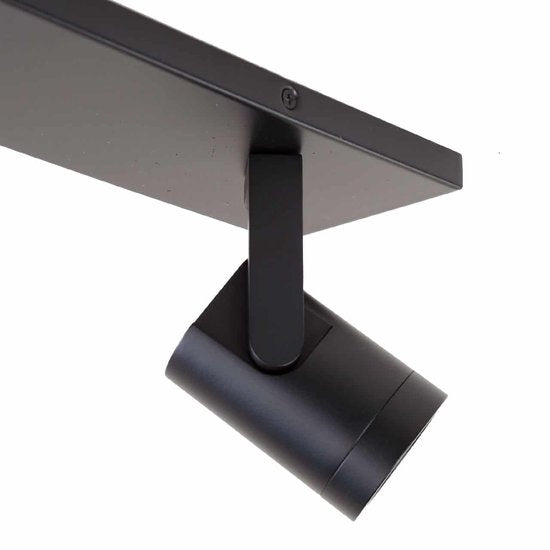 Highlight Spot HALO Zwart 2 Lichts GU10 Balk