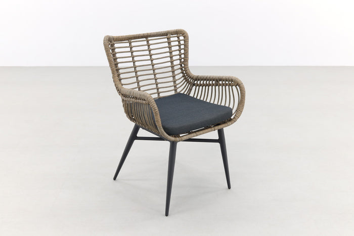 VDG Jasmine natural|Rome grey 240 cm. tuinset - 7-delig