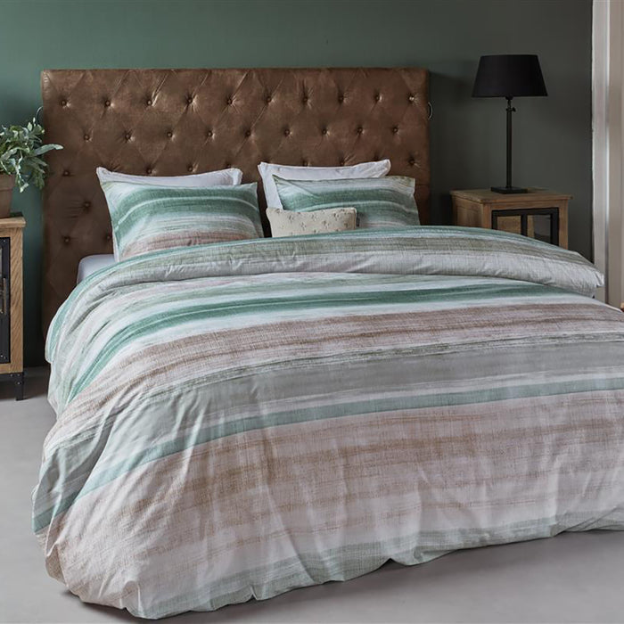 Rivièra Maison Crayons Dekbedovertrek 240 x 200/220 cm - Groen