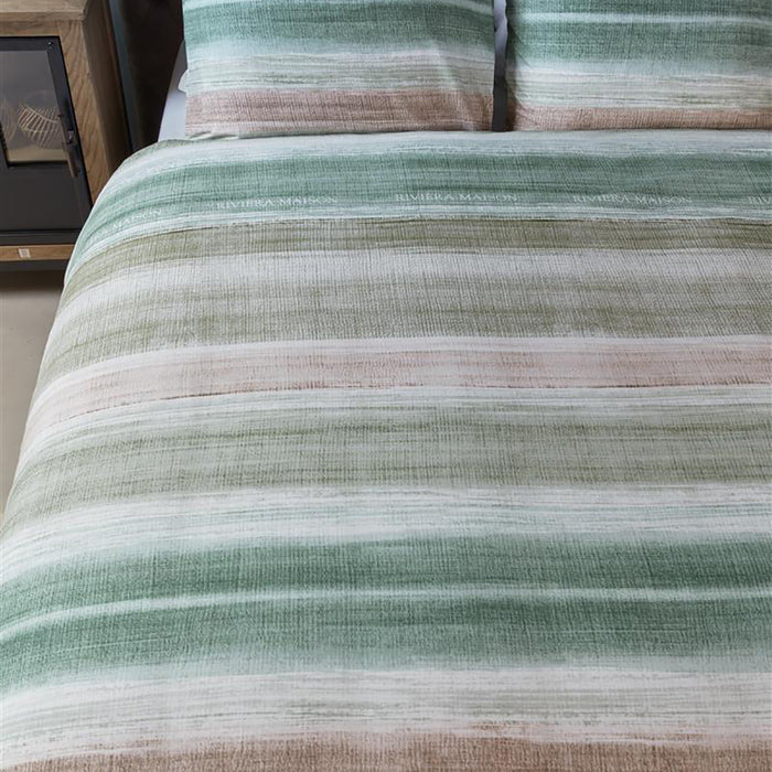 Rivièra Maison Crayons Dekbedovertrek 240 x 200/220 cm - Groen