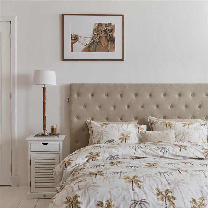 Rivièra Maison Palm Parade Dekbedovertrek 240 x 200/220 cm - Zand