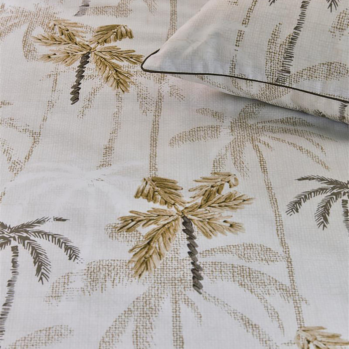Rivièra Maison Palm Parade Dekbedovertrek 240 x 200/220 cm - Zand