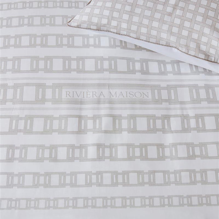 Rivièra Maison Syros Dekbedovertrek 240 x 200/220 cm - Zand