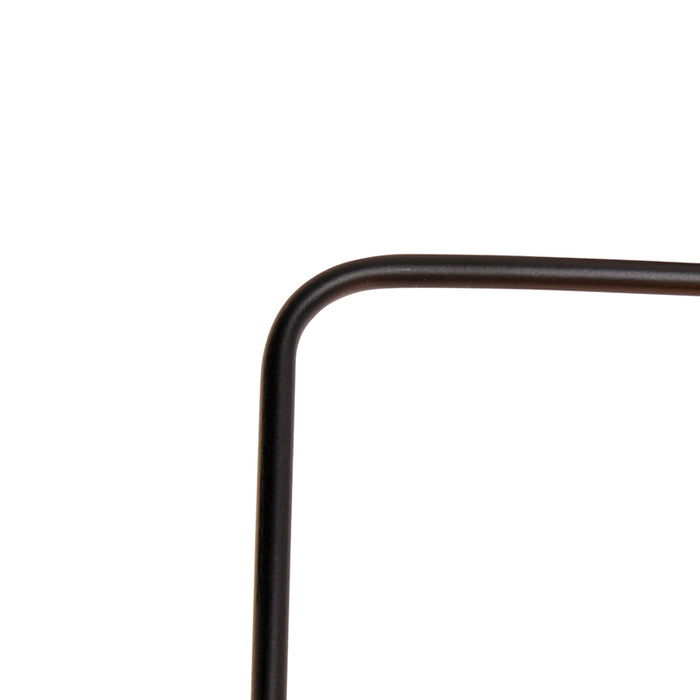 QAZQA Plafondlamp facile - Zwart - Modern - D 300mm