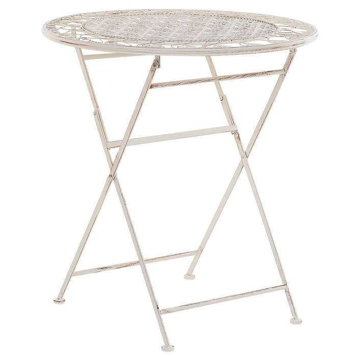 Beliani - TRIESTE - Bistroset voor 2 - Beige - IJzer