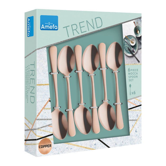 Amefa Austin Vintage Theelepels 6 st. - Koper