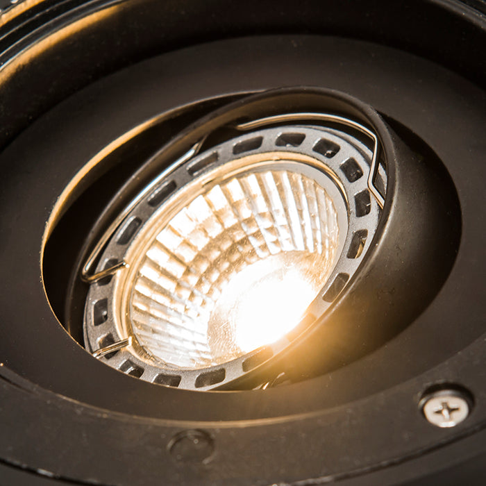 QAZQA Set van 5 buiten grondspots RVS IP65 - Delux