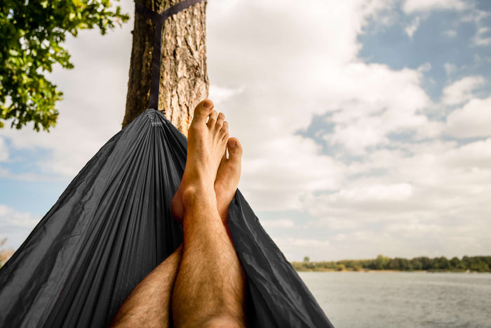 Tropilex® Reishangmat Tweepersoons Travel Black Zwart