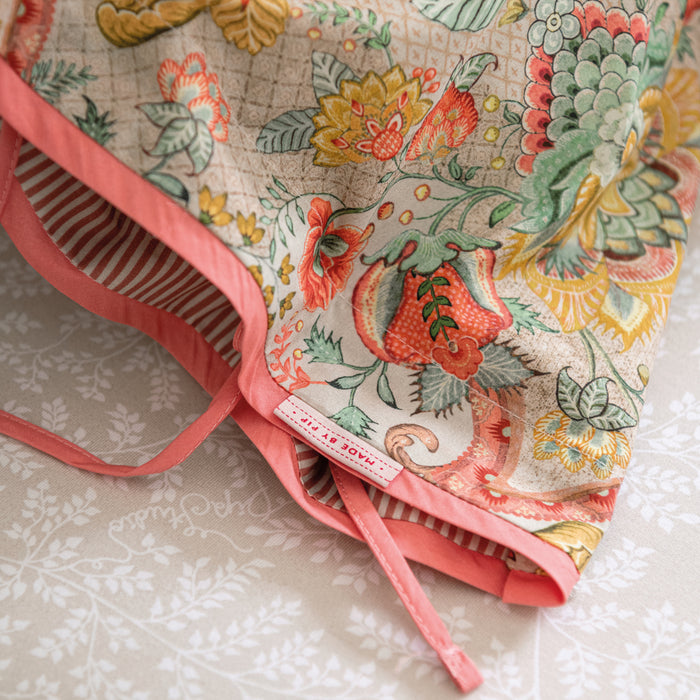 Pip Studio Leafy Hoeslaken 140 x 200/220 cm - Khaki