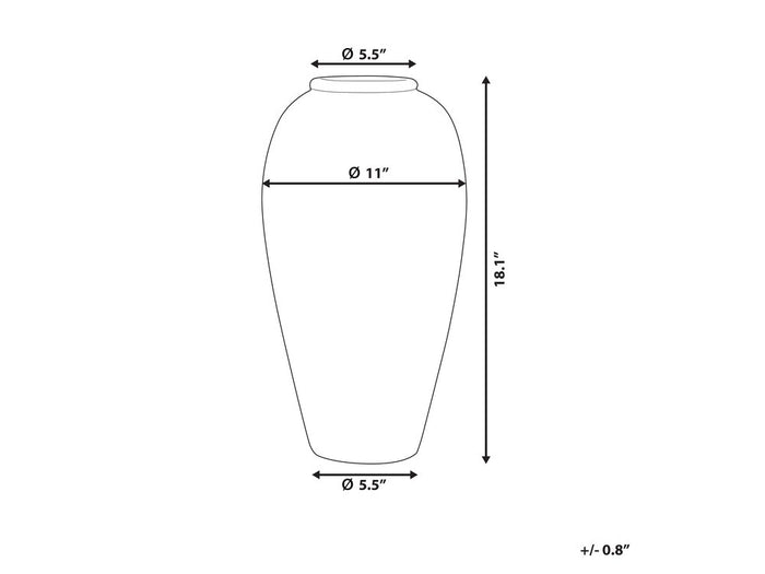 Beliani CARTEIA decoratiefiguur groen