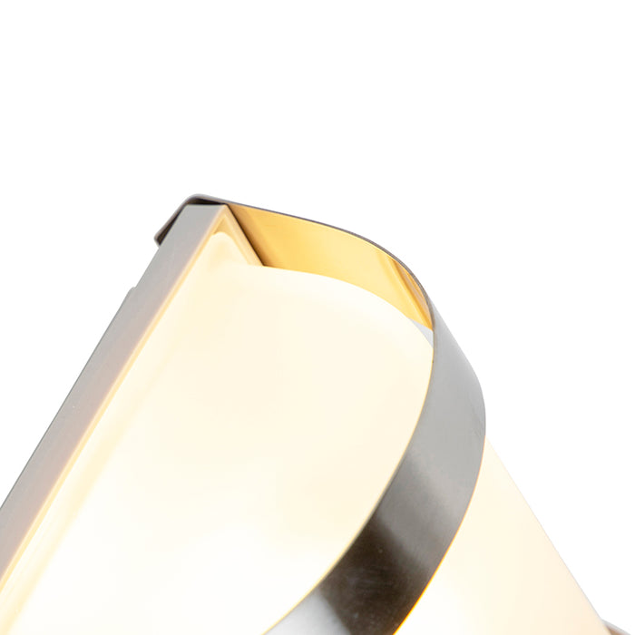 QAZQA Buiten wandlamp RVS schemersensor - Mira