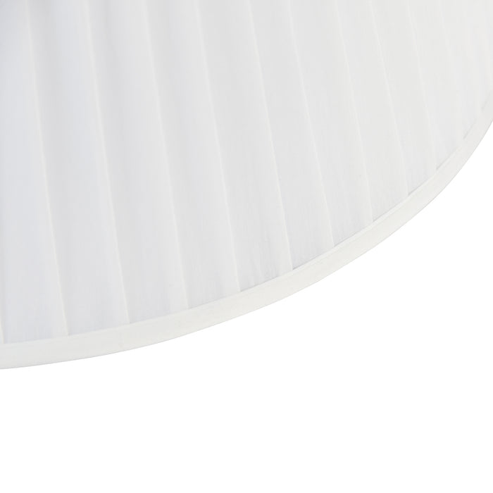 QAZQA Plisse lampenkap wit 45|30 cm